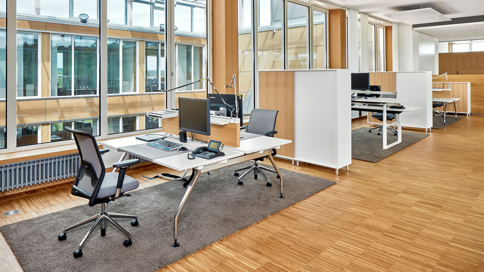 办公屏风|办公屏风系统|办公家具|设计师家具|Ad Hoc 桌面组合办公台